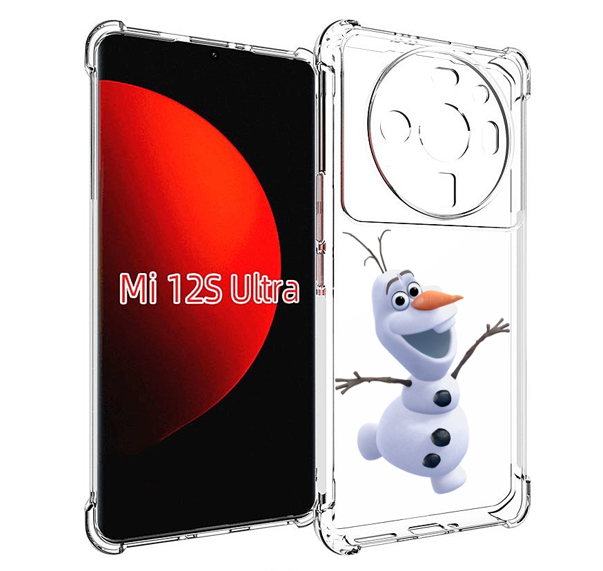 

Чехол MyPads Олаф-холодное-сердце для Xiaomi 12S Ultra, Прозрачный, Tocco