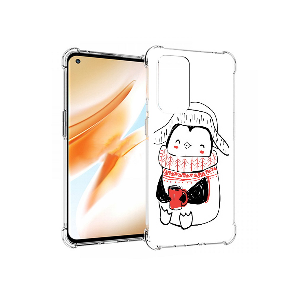 

Чехол MyPads Tocco для OnePlus 9 Pro Милый пингвин (PT159597.127.115), Прозрачный, Tocco