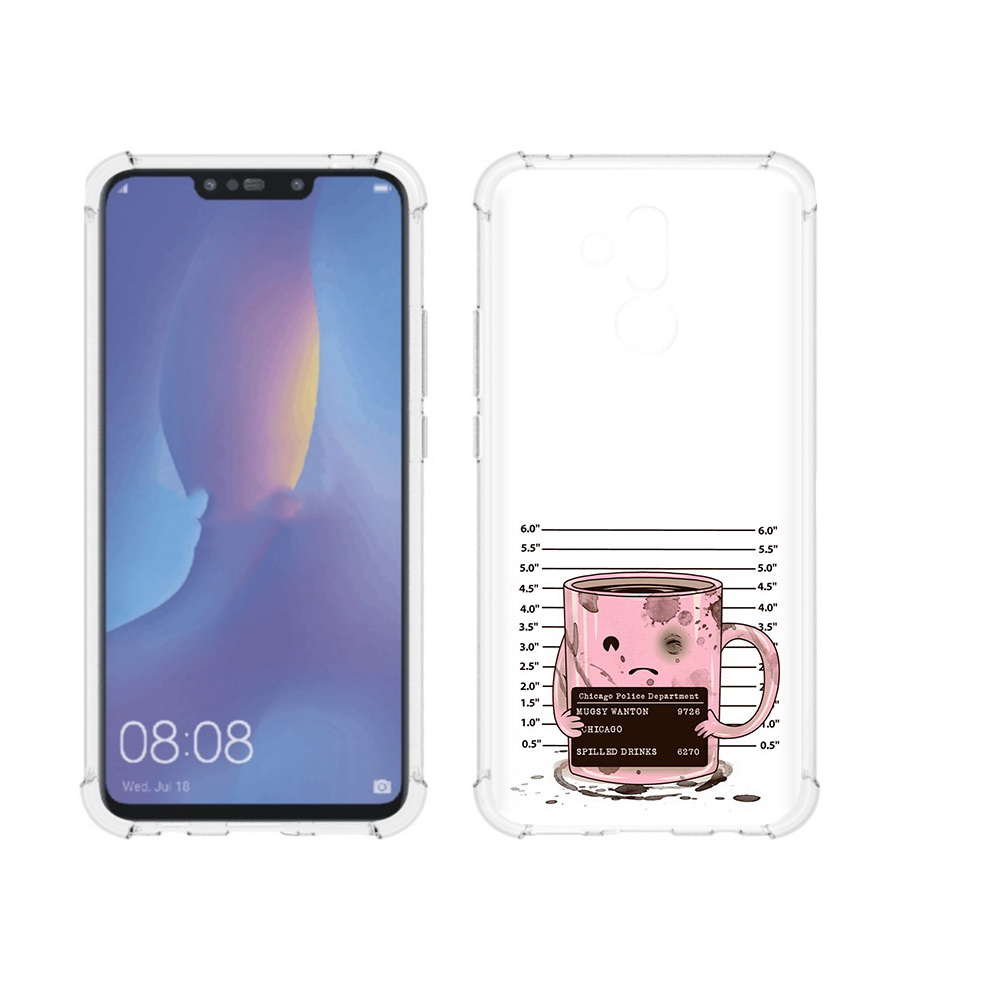 

Чехол MyPads Tocco для Huawei Mate 20 Lite кружка (PT117828.66.420), Прозрачный, Tocco