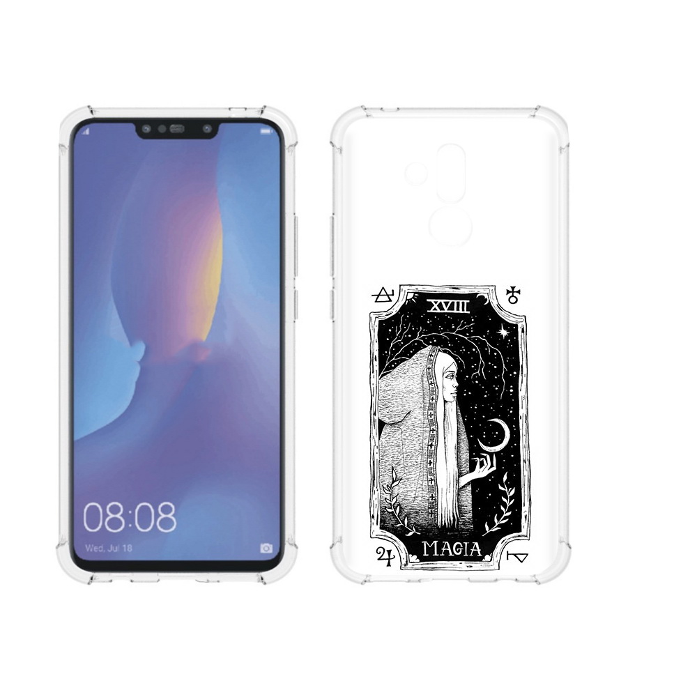 

Чехол MyPads Tocco для Huawei Mate 20 Lite лунная магия (PT117828.66.447), Прозрачный, Tocco