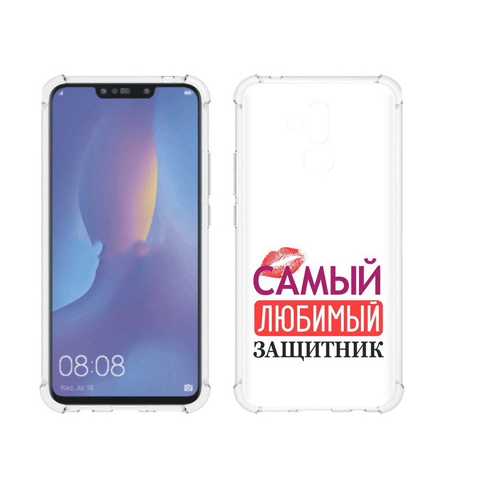 

Чехол MyPads Tocco для Huawei Mate 20 Lite любимый защитник (PT117828.66.451), Прозрачный, Tocco