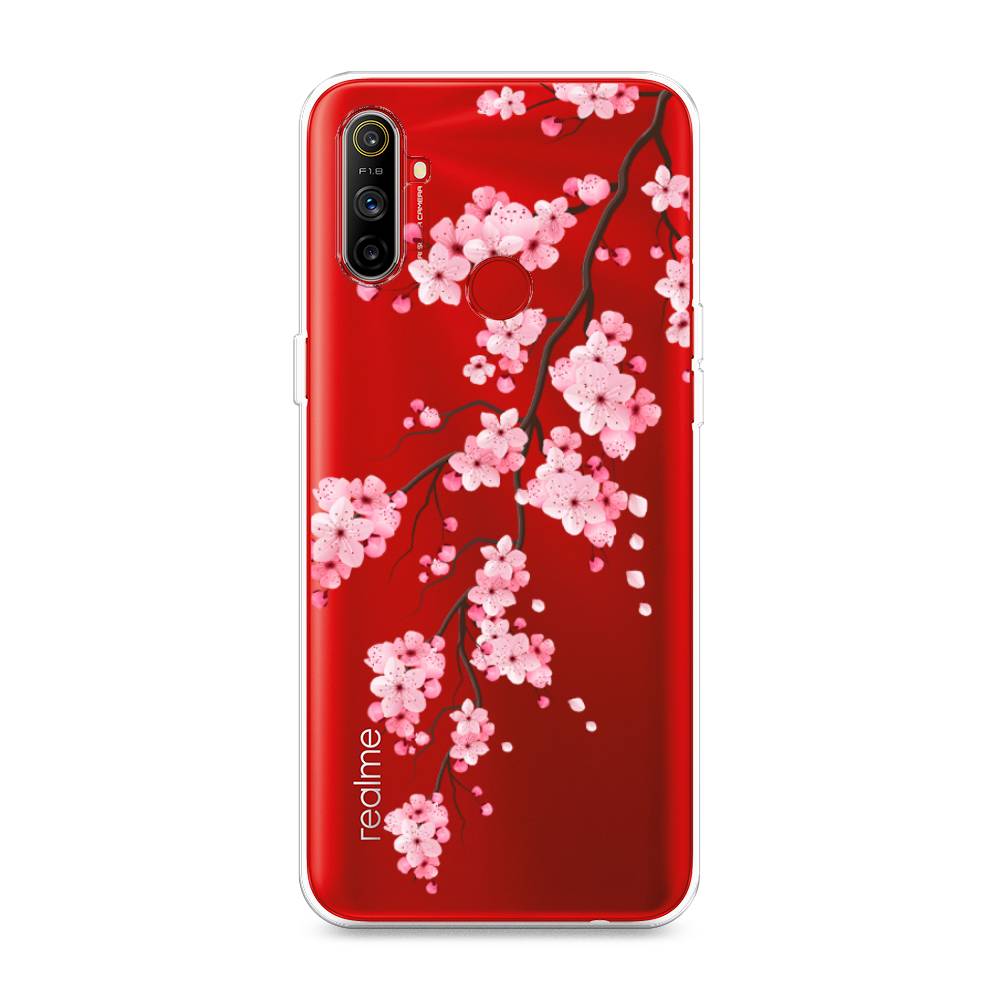 

Чехол Awog на Realme C3 "Розовая сакура", Розовый;коричневый, 253050-8