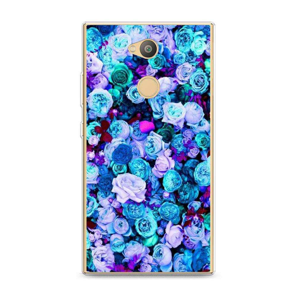 

Чехол для Sony Xperia L2 "Цветочный ковер", Фиолетовый, 53450-2