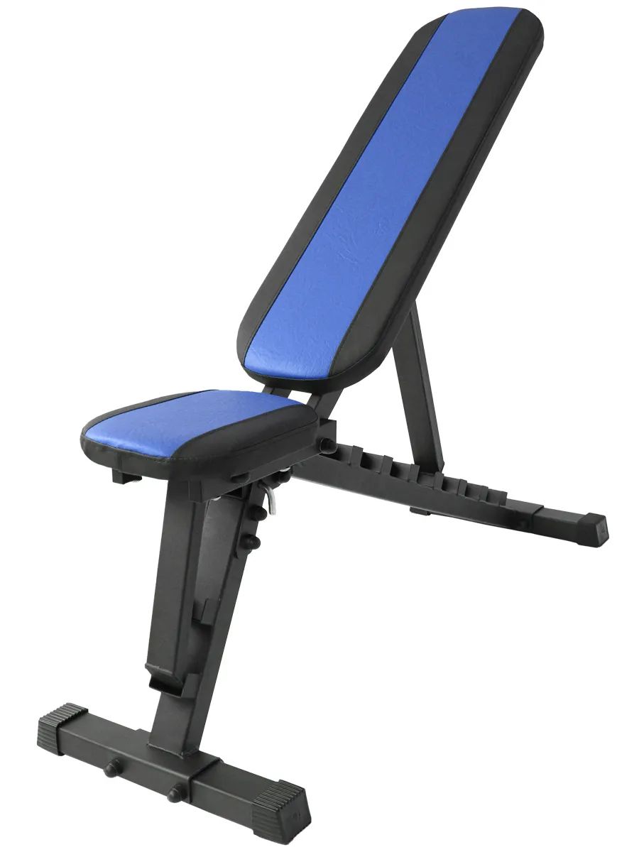 Скамья для Жима Arizona Sport Профи складная черный/ синяя