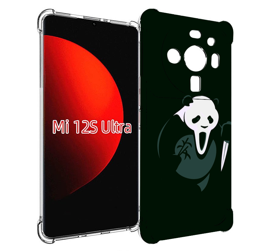 

Чехол MyPads Панда-крик для Xiaomi 12S Ultra, Прозрачный, Tocco