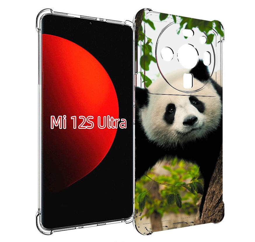 

Чехол MyPads Панда-на-дереве для Xiaomi 12S Ultra, Прозрачный, Tocco