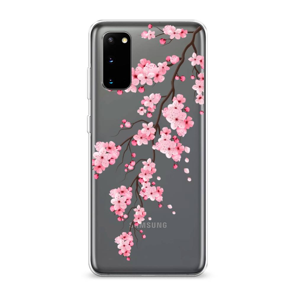 

Чехол Awog на Samsung Galaxy S20 "Розовая сакура", Розовый;коричневый, 29250-8