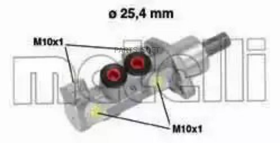 

Главный тормозной цилиндр METELLI 050604