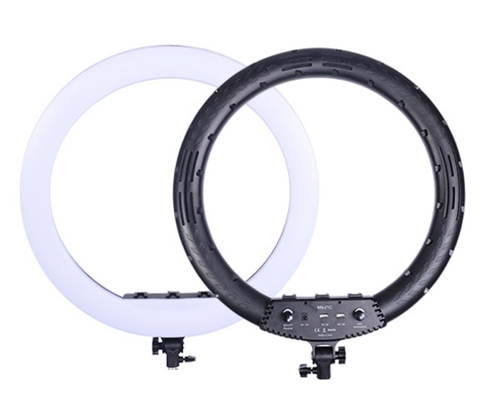 фото Кольцевая лампа okiro led ring kn 21c 416, 53 см, black