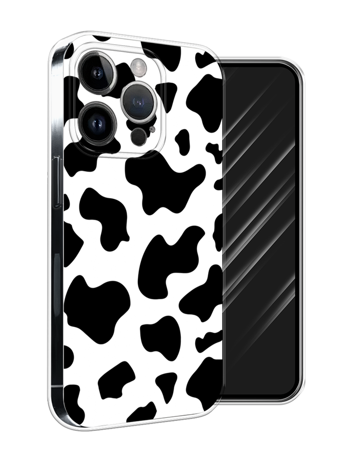 

Чехол Awog на Apple iPhone 15 Pro Max "Пятна коровы", Белый;черный, 15850-1