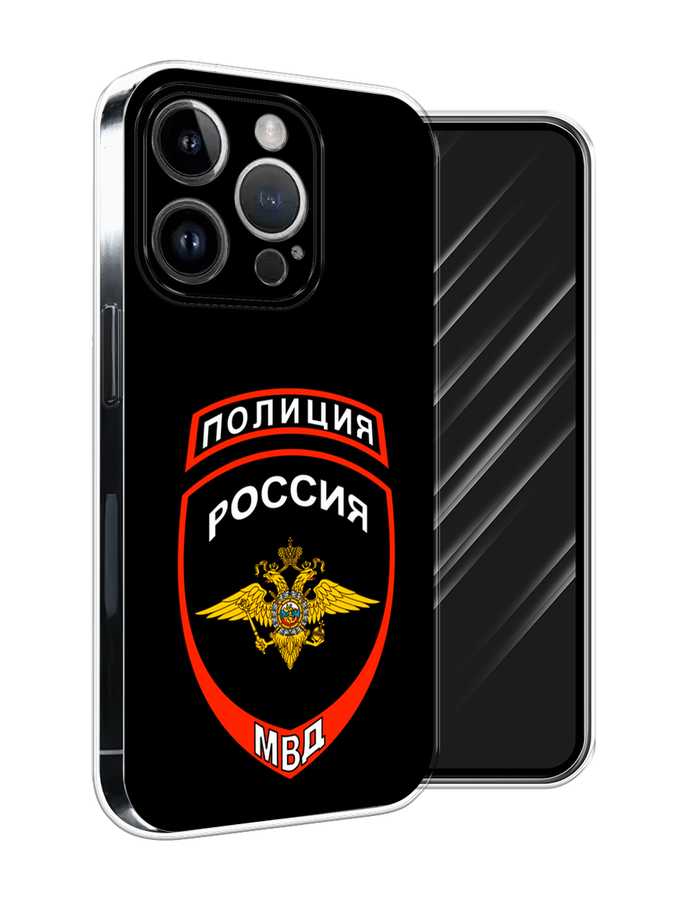 

Чехол Awog на Apple iPhone 15 Pro Max "Полиция шеврон", Черный;красный;белый, 15850-1