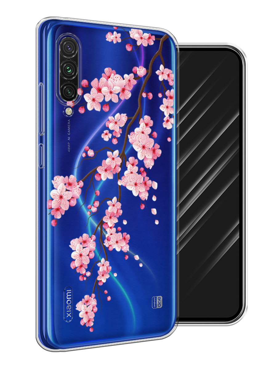 

Чехол Awog на Xiaomi Mi CC9E "Розовая сакура", Розовый;коричневый, 35950-8