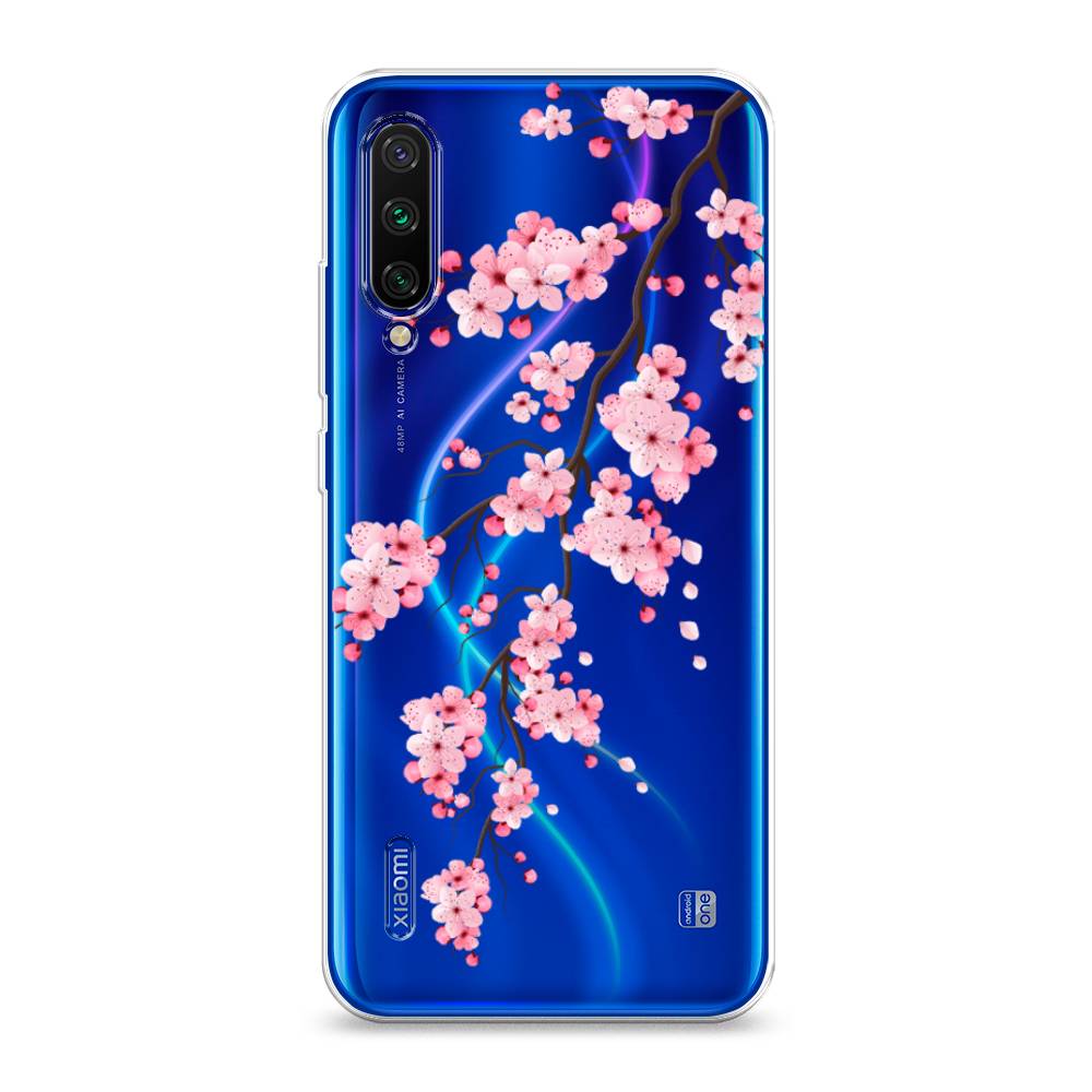 фото Чехол awog "розовая сакура" для xiaomi mi cc9e