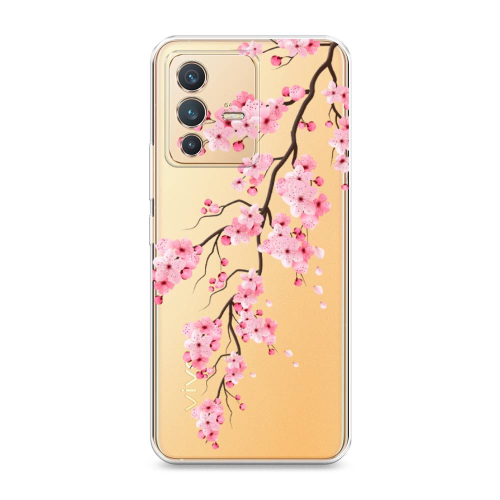 

Чехол Awog на Vivo V23 "Розовая сакура", Розовый;коричневый, 266050-8