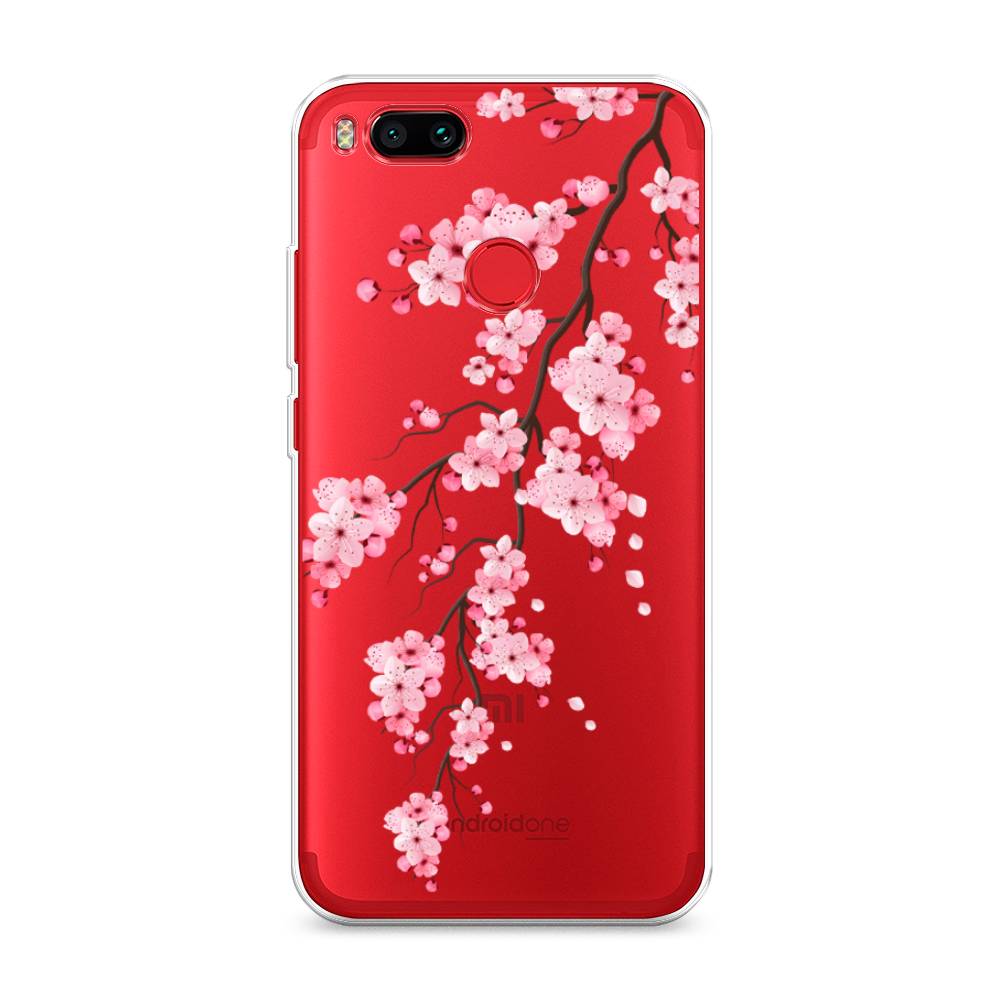 

Чехол Awog на Xiaomi Mi A1 "Розовая сакура", Розовый;коричневый, 32650-8