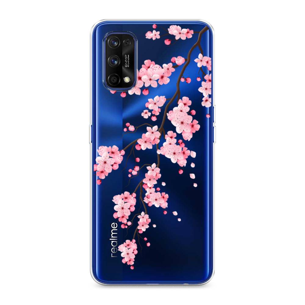 

Чехол Awog на Realme 7 Pro "Розовая сакура", Розовый;коричневый, 254050-8