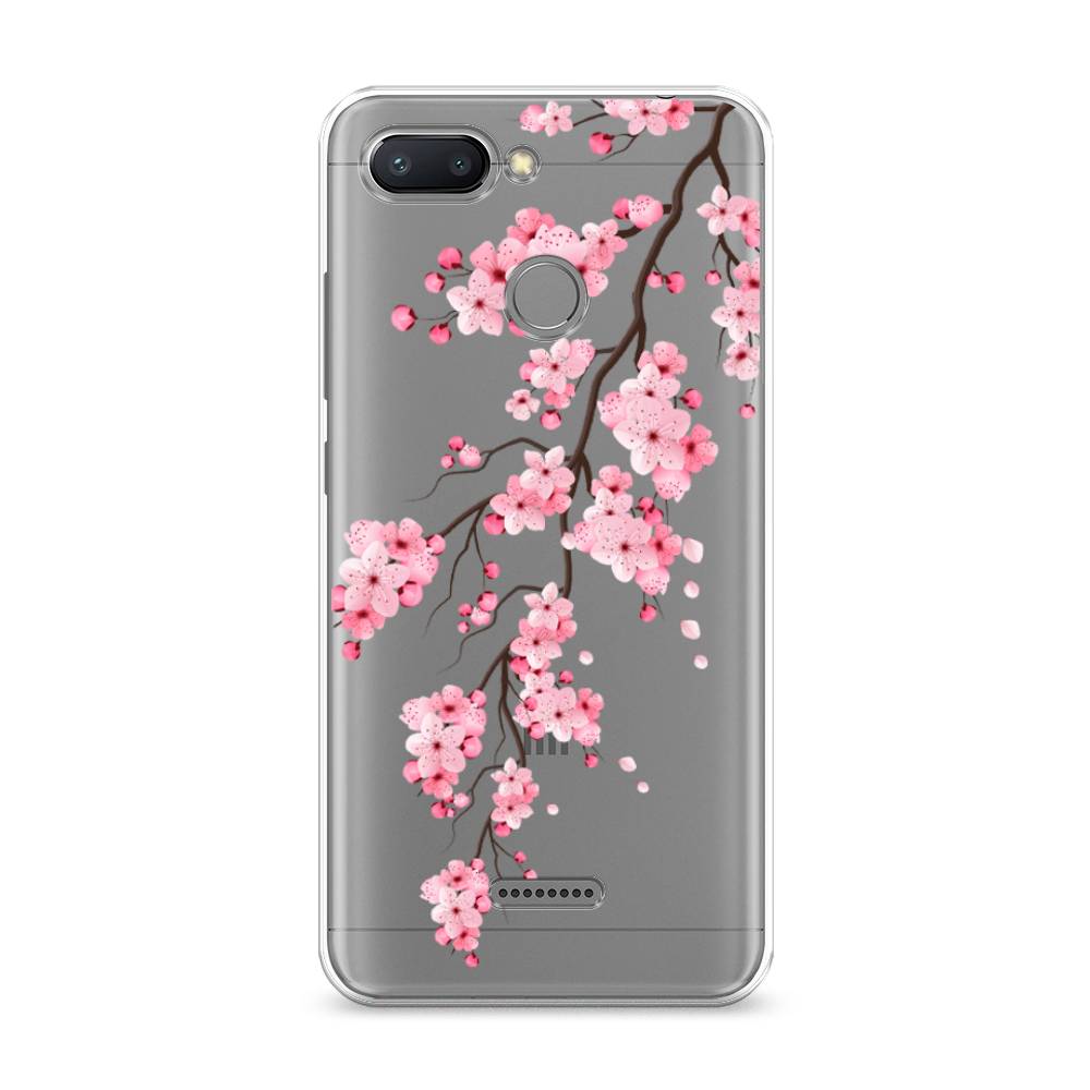 

Чехол Awog на Xiaomi Redmi 6 "Розовая сакура", Розовый;коричневый, 33850-8