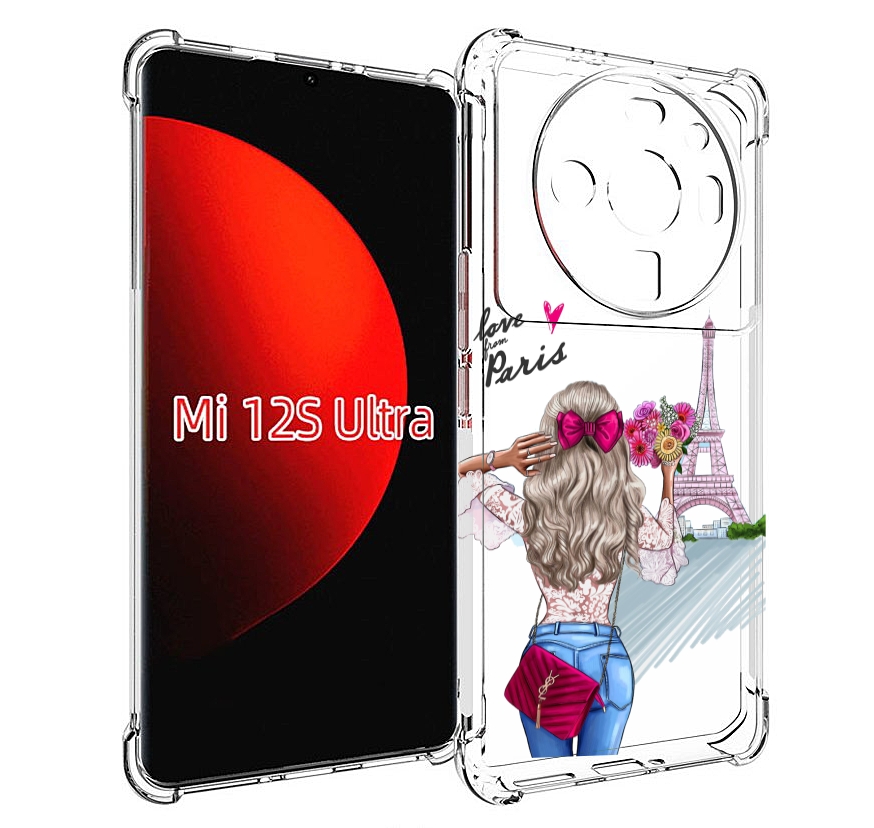 

Чехол MyPads Парижанка женский для Xiaomi 12S Ultra, Прозрачный, Tocco
