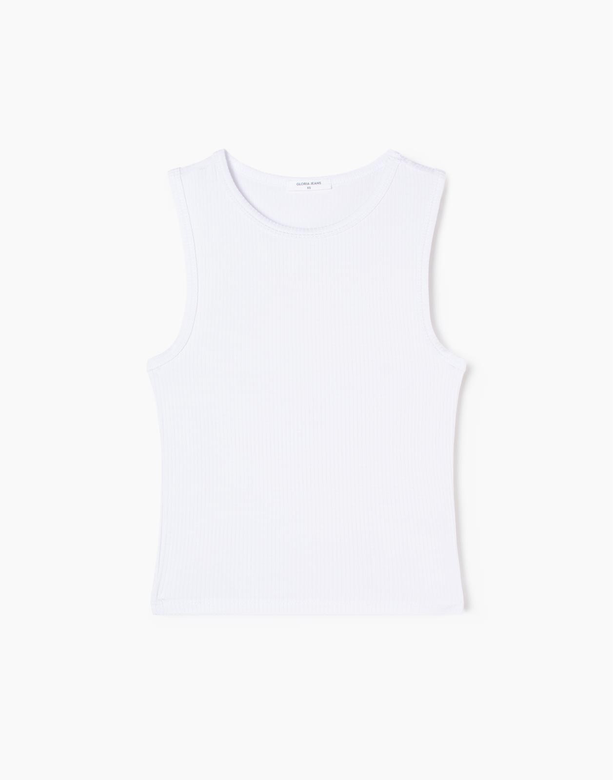 

Топ женский Gloria Jeans GTN003404 белый 2XS, GTN003404