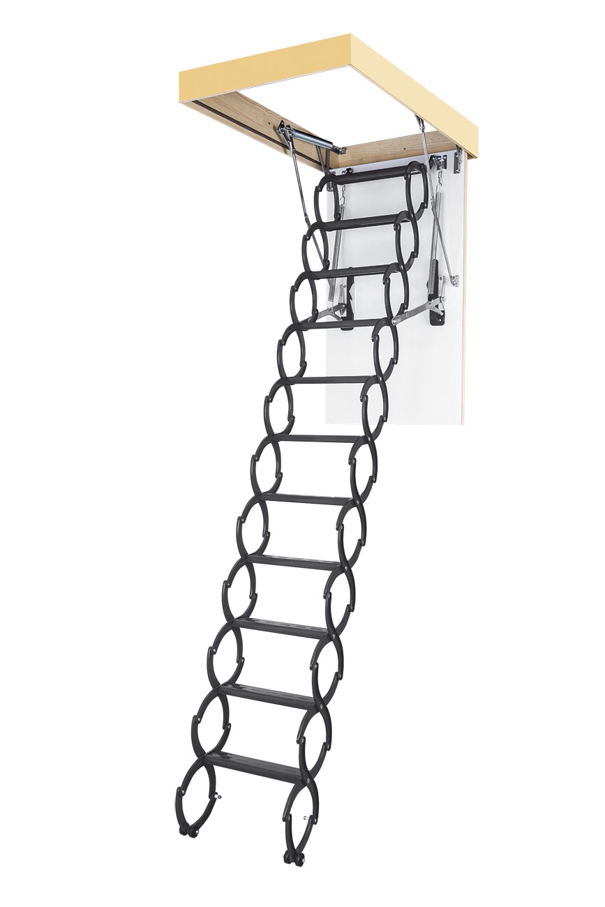 фото Лестница ножничная термоизоляционная lst-b 60*120/280 fakro