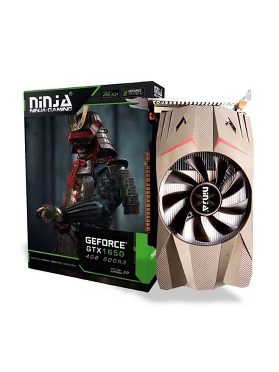 

Видеокарта Sinotex Ninja NVIDIA GeForce GTX 1650 (NK165DF46F), Черный, GeForce GTX 1650