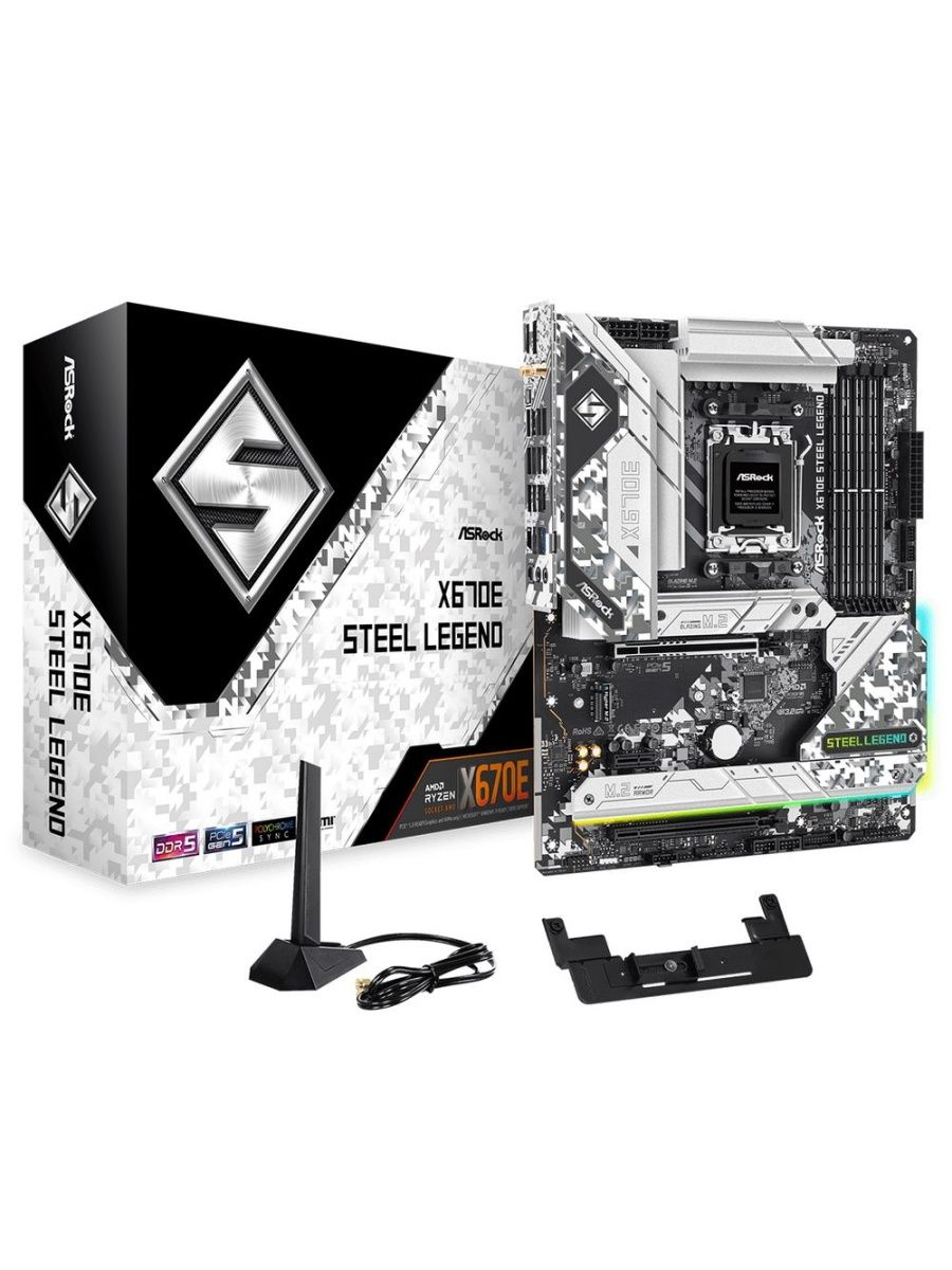 

Материнская плата ASRock X670E STEEL LEGEND, X670E STEEL LEGEND