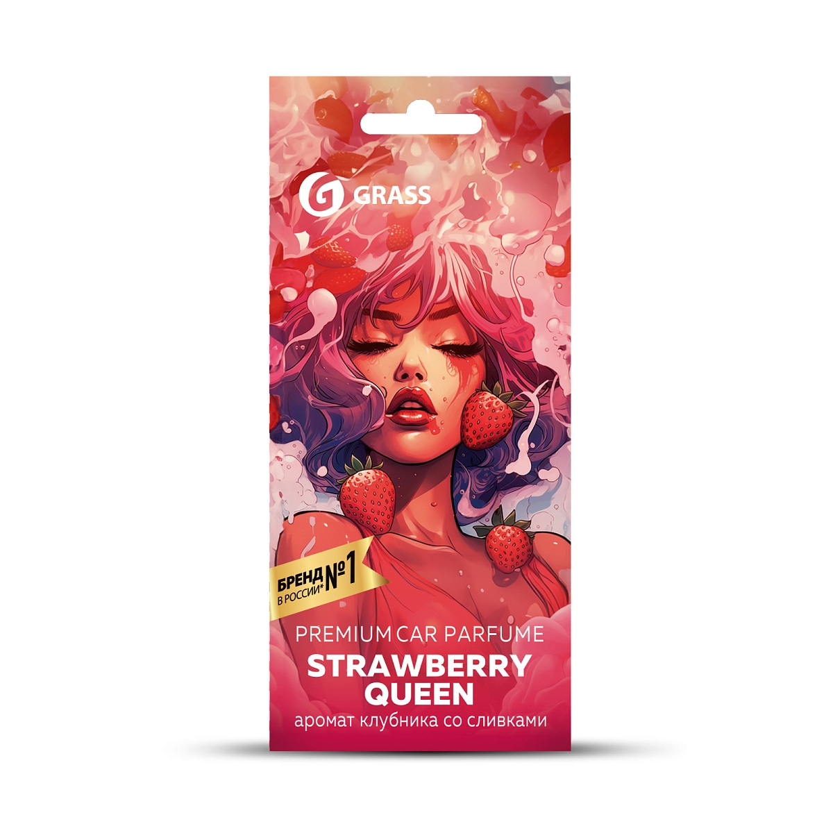 

Ароматизатор картонный GRASS Strawberry queen