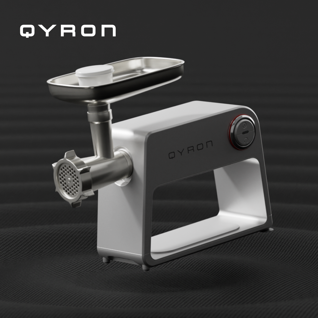 

Электромясорубка QYRON MG901 800 Вт серебристая, MG901