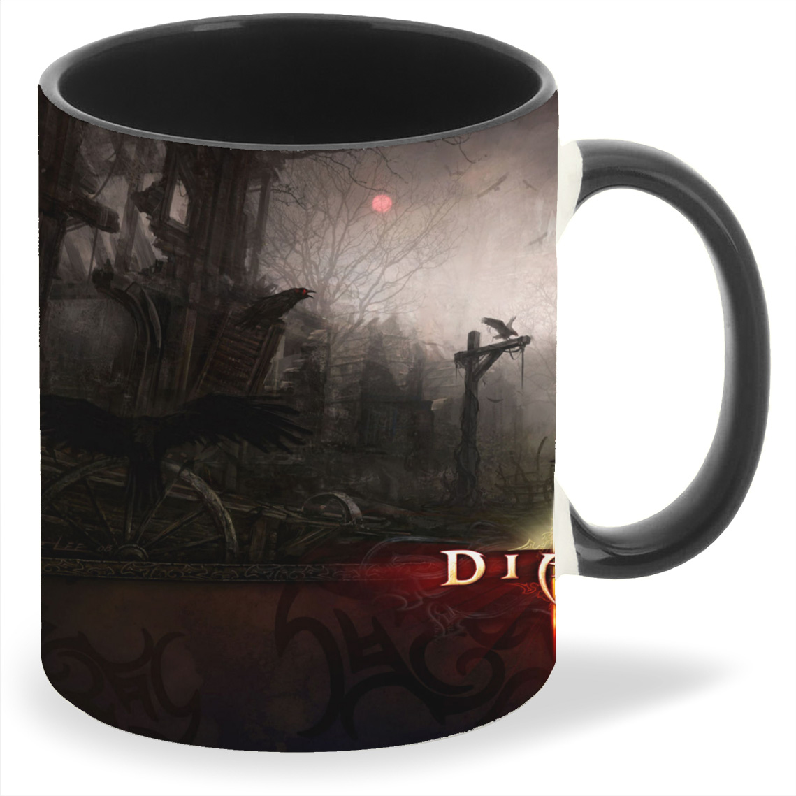 

Кружка CoolPodarok Diablo 3 Вороны Виселица, Diablo 3 Вороны Виселица