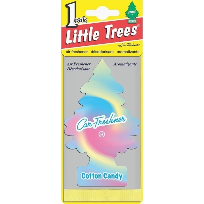 Ароматизатор подвесной бумажный Little Trees Сладкая вата 536₽