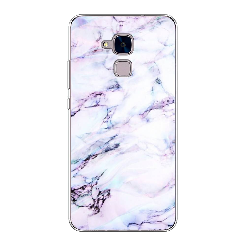 

Чехол на Honor 5C "Радужный мрамор", Серый;фиолетовый, 60450-3