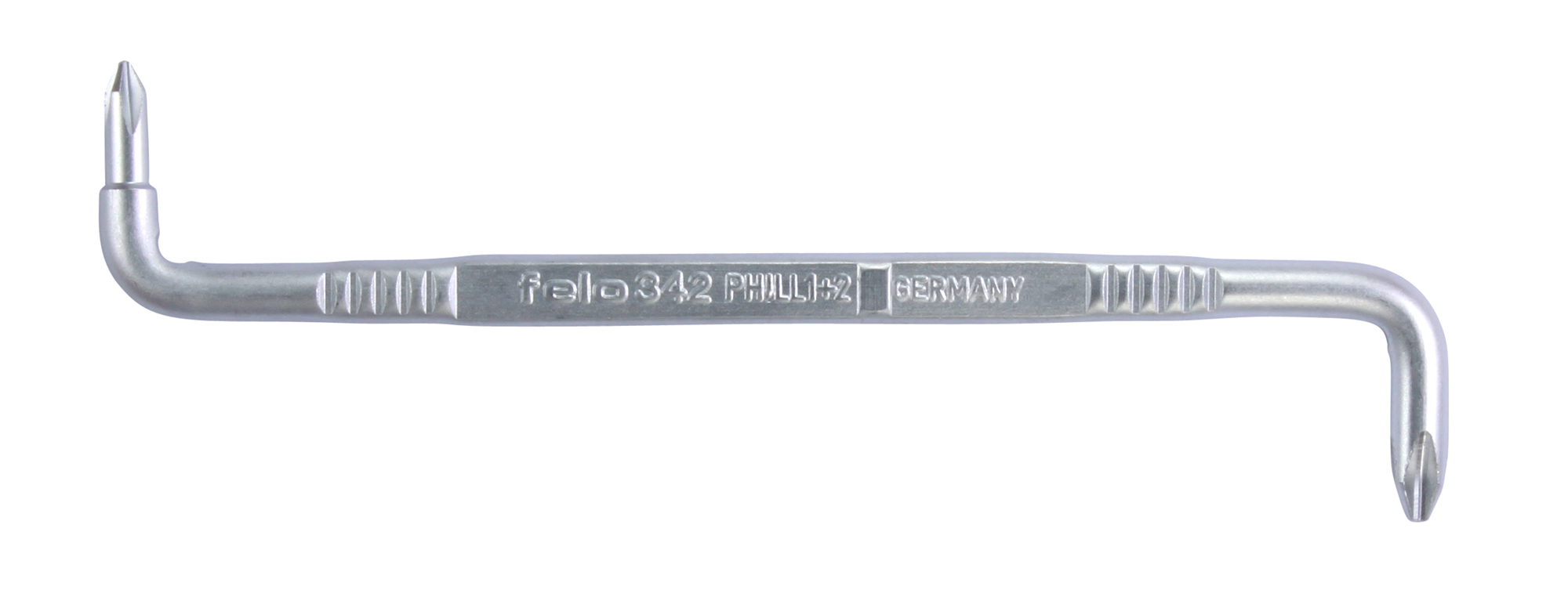 

Отвертка Felo двусторонняя изогнутая Z-образная PH1-PH2 34212000, 34212000