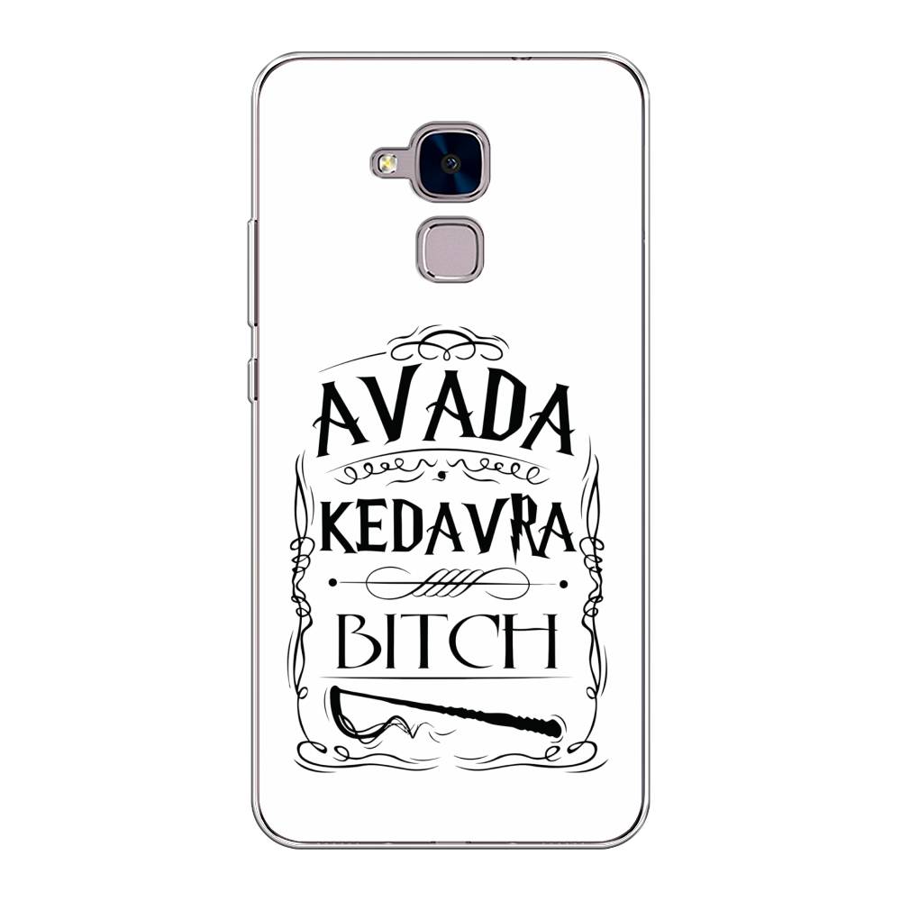 

Чехол на Honor 5C "Avada kedavra bitch", Белый;серый;черный, 60450-6