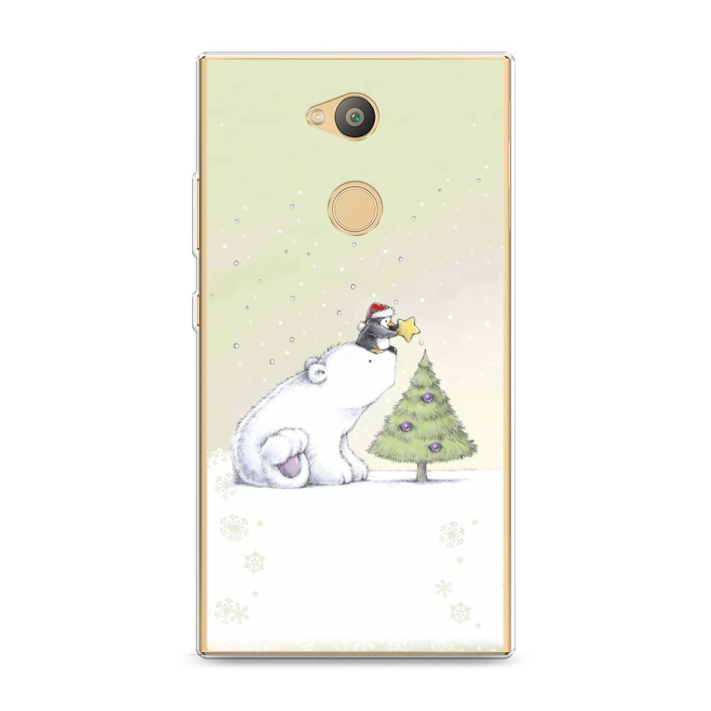 

Чехол на Sony Xperia L2 "Украшение елки", Белый;бежевый, 53450-5