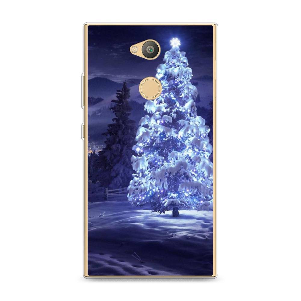 

Чехол на Sony Xperia L2 "Зима 4", Синий;черный;белый, 53450-2