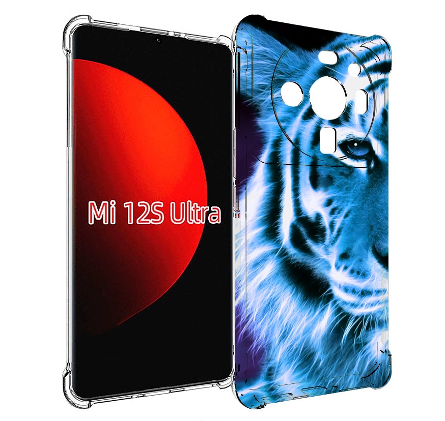 

Чехол MyPads Половина-тигра мужской для Xiaomi 12S Ultra, Прозрачный, Tocco