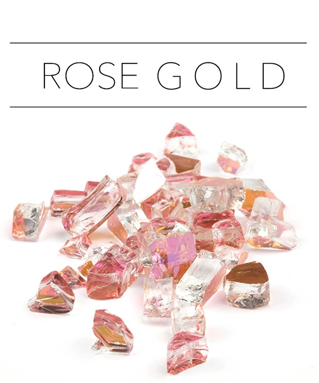 

Стеклянная крошка Premium Rose Gold, фракция 5-20 мм, 500 г, Золотистый