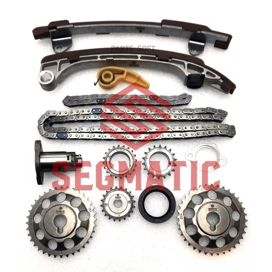 

SEGMATIC SGPS8009 Комплект цепи ГРМ (Цепь-2,Усп-3,Нат-1,Прокл-1,Шест-5): Toyota Rav4/Camry
