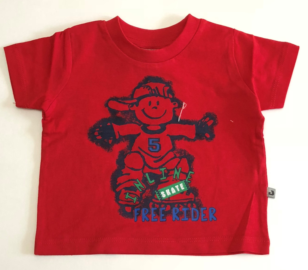 Футболка детская Jacky 121696, красный, 62