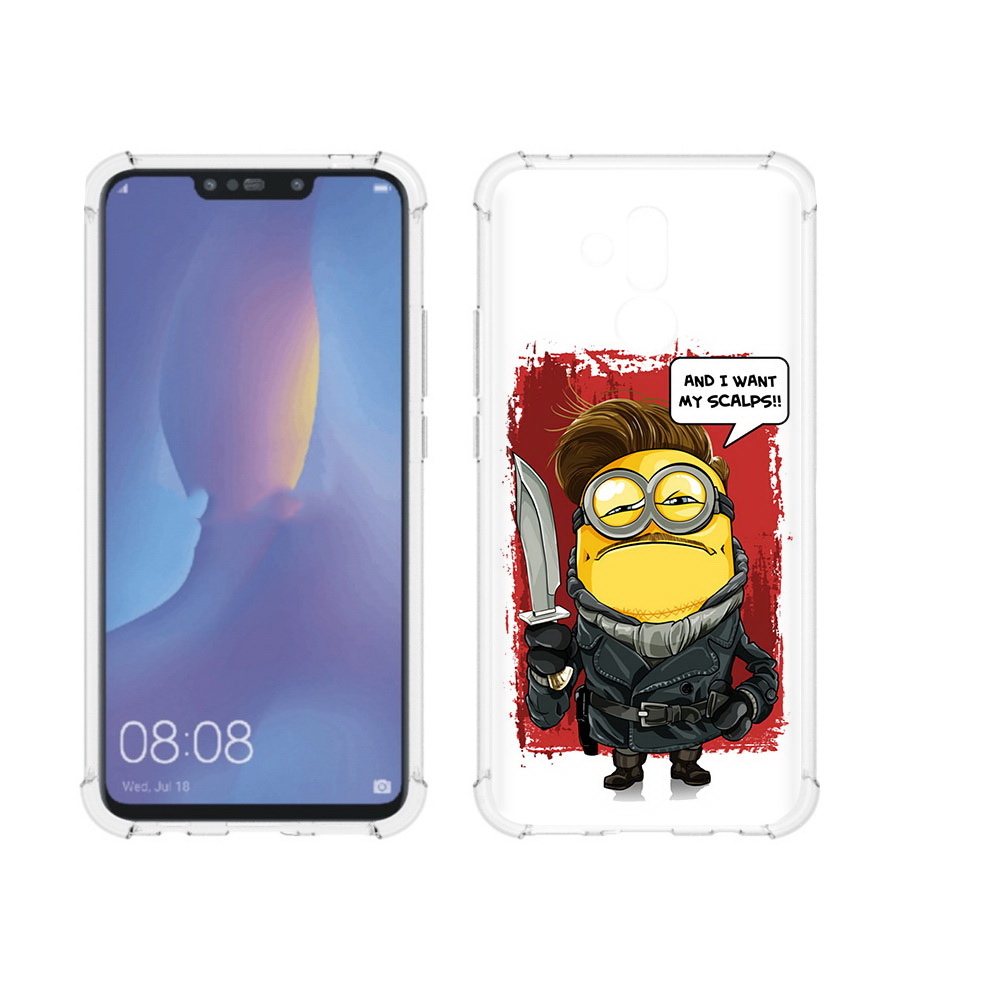 

Чехол MyPads Tocco для Huawei Mate 20 Lite миньон убийца (PT117828.66.477), Прозрачный, Tocco
