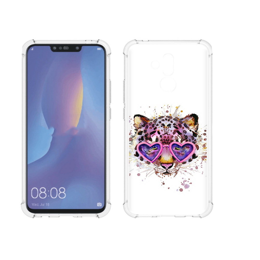 

Чехол MyPads Tocco для Huawei Mate 20 Lite модный леопард (PT117828.66.480), Прозрачный, Tocco