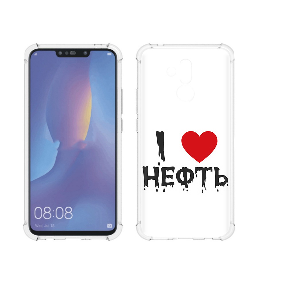 

Чехол MyPads Tocco для Huawei Mate 20 Lite нефть (PT117828.66.522), Прозрачный, Tocco