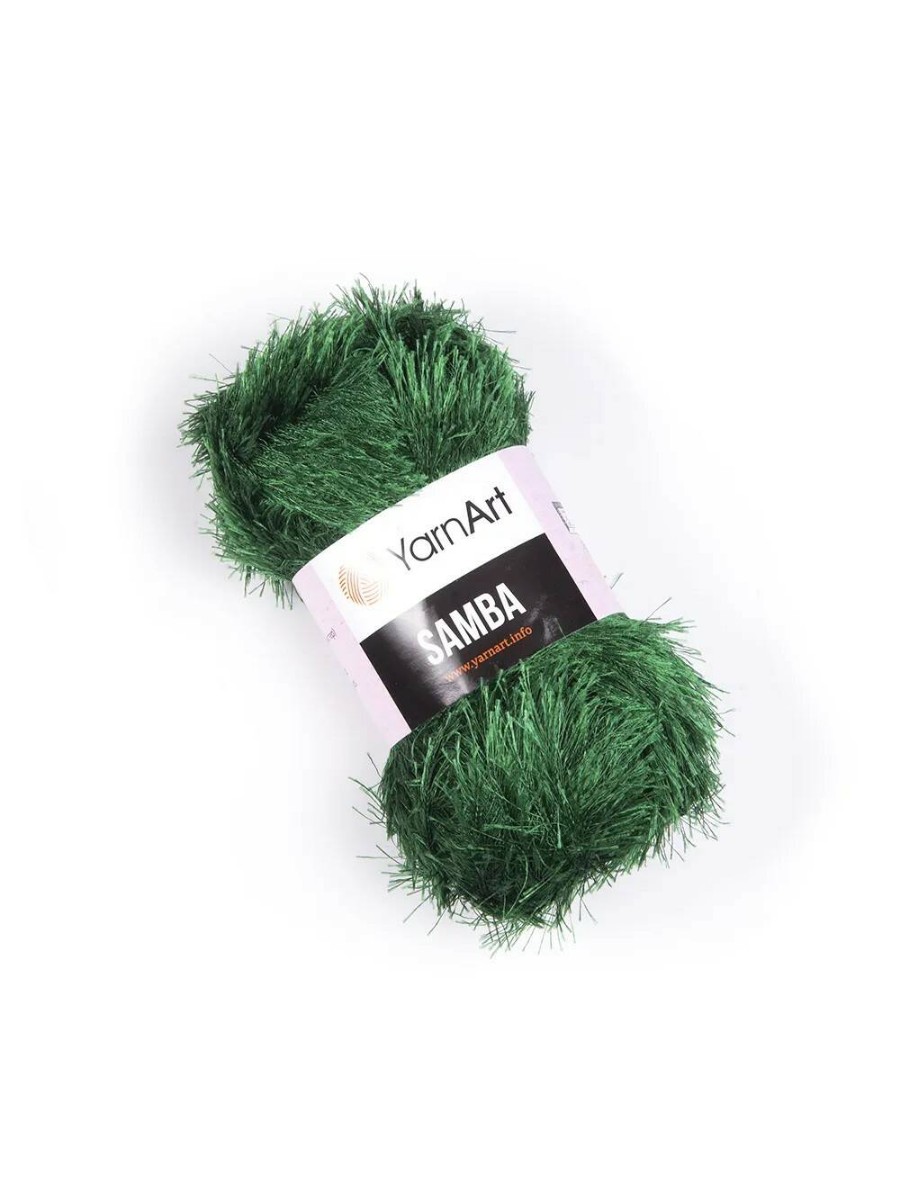 

Пряжа YarnArt "Samba" 100% полиэстер 150 м /100 гр (200 изумруд) - 1 шт, Зеленый, "Samba" 100% полиэстер 150 м /100 гр (200 изумруд)