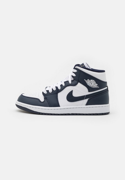 

Кеды мужские Jordan Air 1 Mid синие 51.5 EU (доставка из-за рубежа), Синий, Air 1 Mid