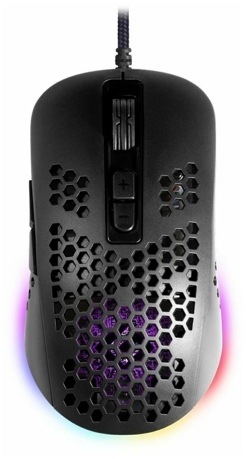 Проводная игровая мышь Defender Shepard GM-620L RGB черный 95000₽