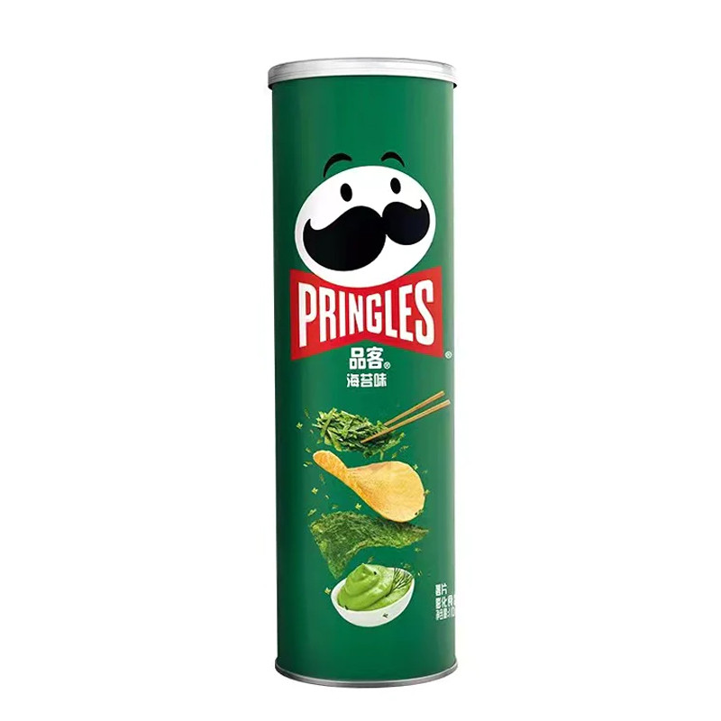 Чипсы Pringles со вкусом Васаби и водоросли Нори 110г,туба