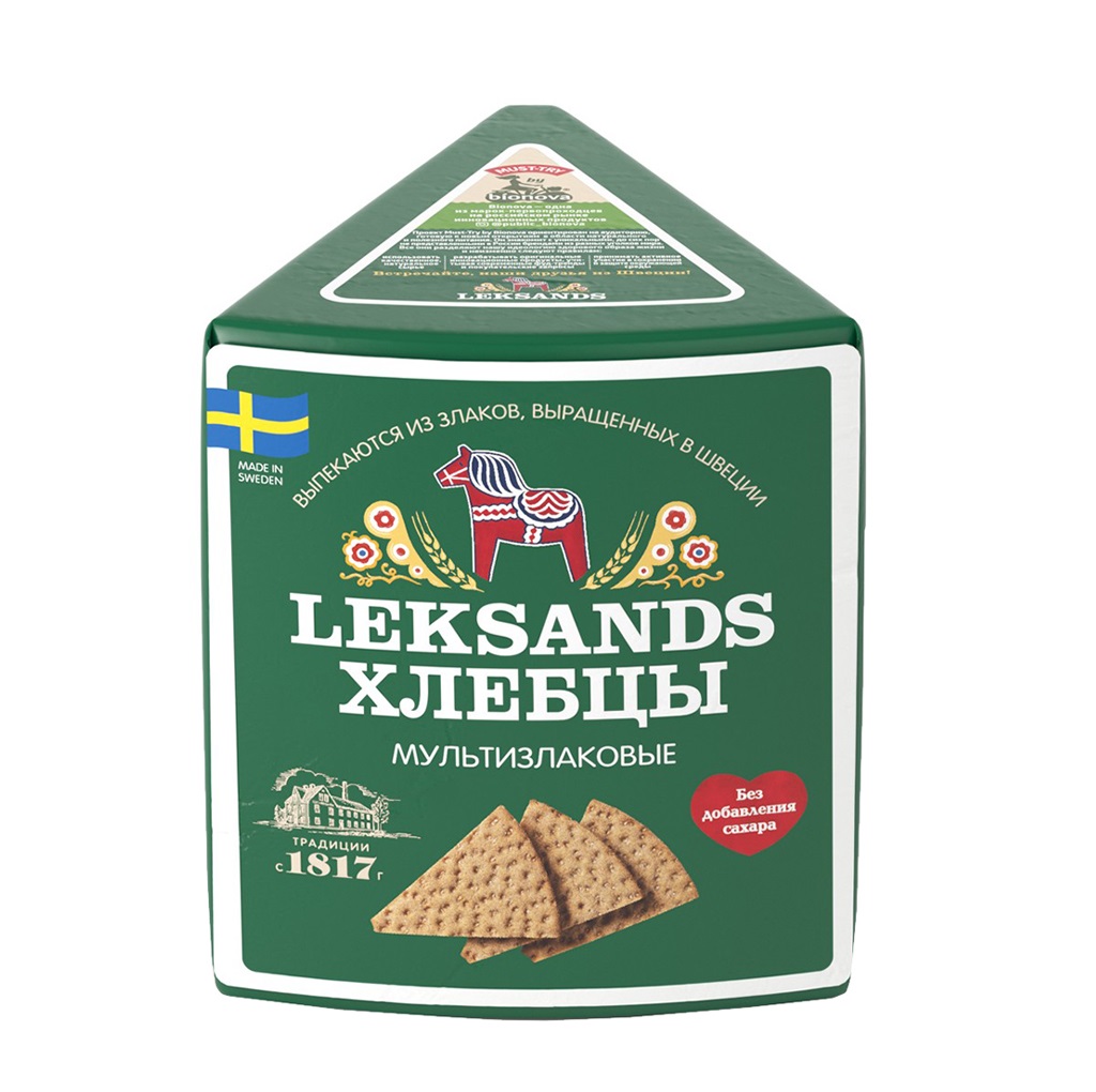 

Хлебцы "Мультизлаковые" Leksands by Bionova 190 г, Швеция