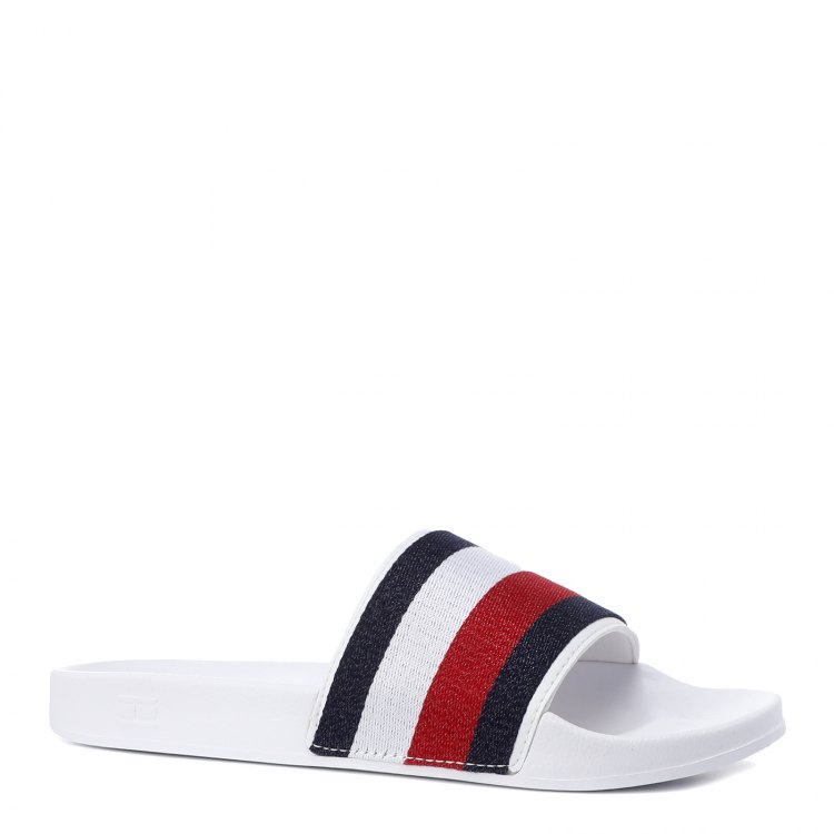 

Шлепанцы женские Tommy Hilfiger FW0FW05658_2527501 белые 40 EU, FW0FW05658_2527501