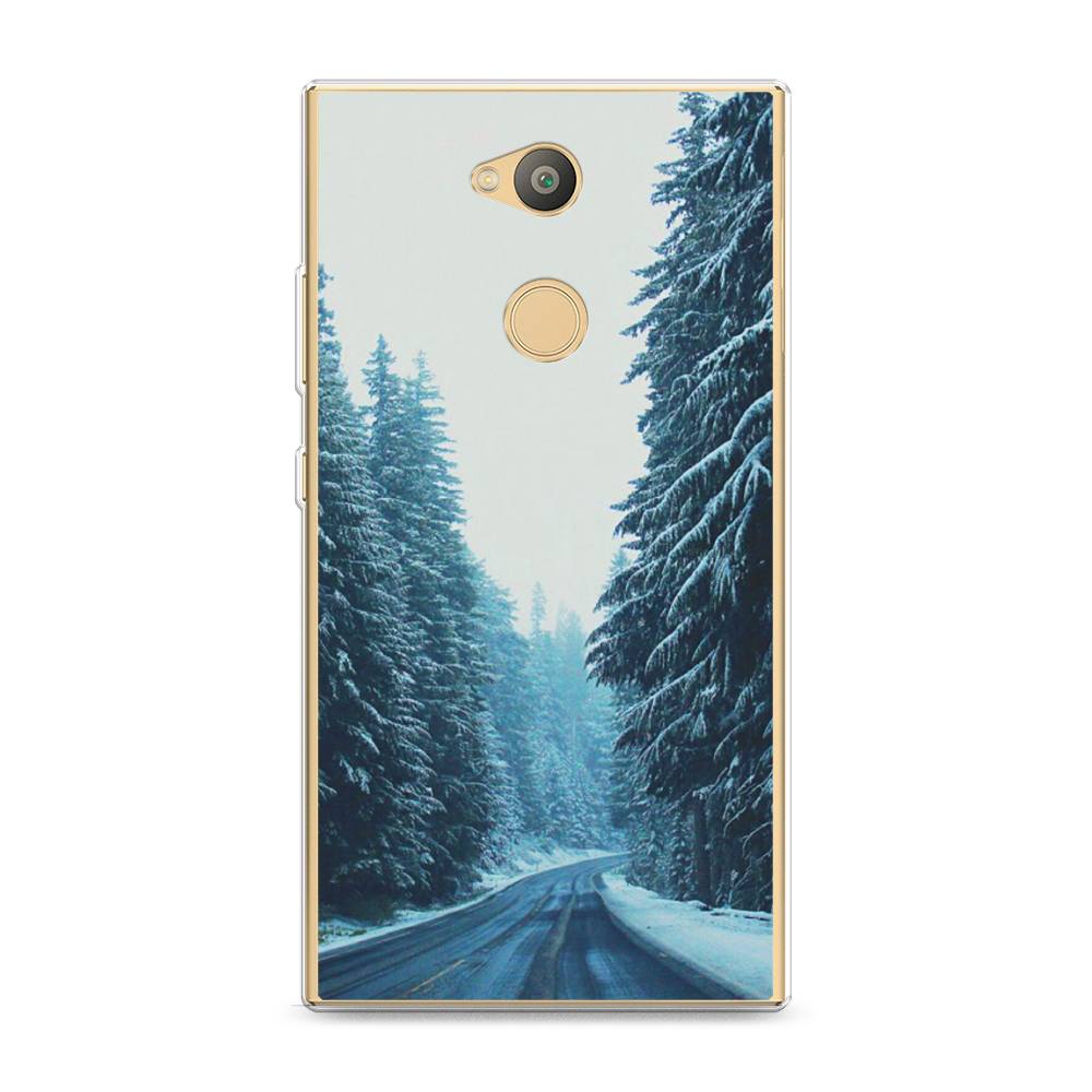 

Чехол для Sony Xperia L2 "Зима 9", Бежевый;голубой;черный, 53450-2