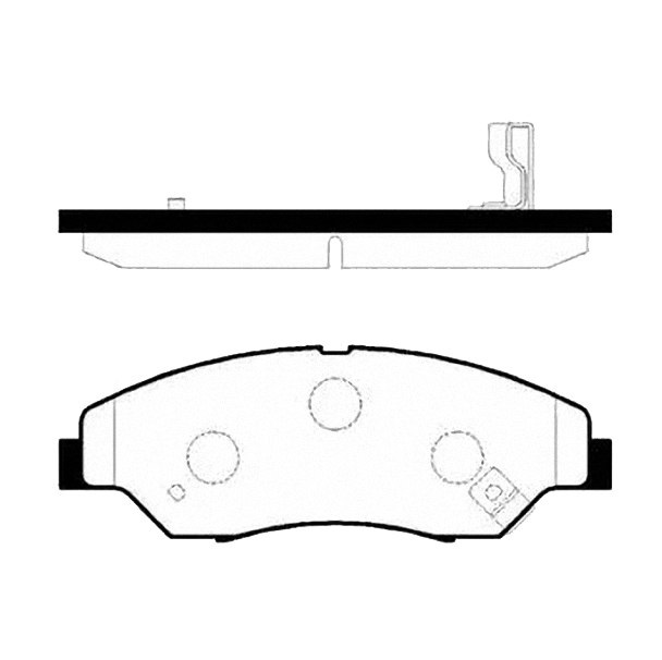 фото Колодки тормозные дисковые перед. kia: retona 99-04, sportage 99-05 hsb арт. hp1015